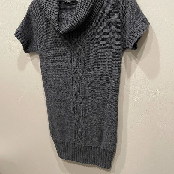 Athleta Tisbury Tunic Gray Cowl Neck Sweater - Size: Small - Picture 4 of 7